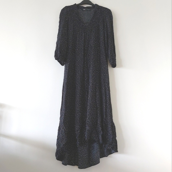 Zara polka dot casual dress size S - Picture 3 of 8